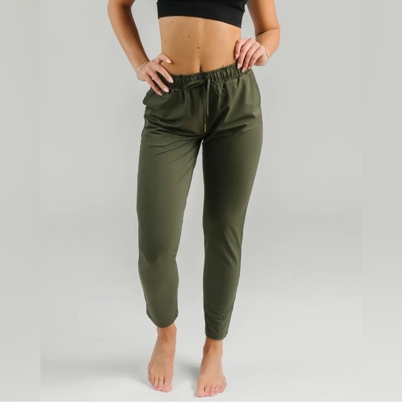 Zyia Active Everywhere Pants Size XL Olive Green - Picture 4 of 13
